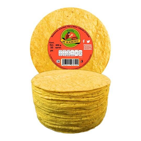 Tortilla de maíz