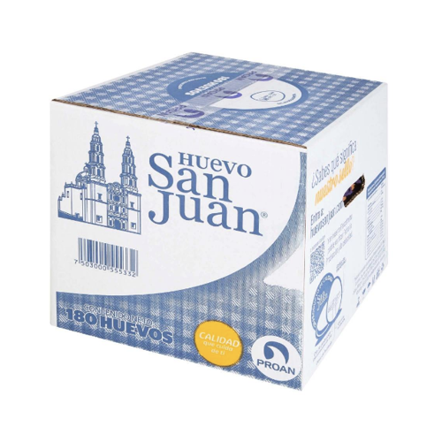 Caja de huevo San Juan (180 pz)